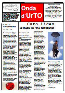 Foto della copertina onda d'urto